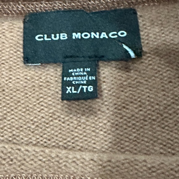 CLUB Monaco Brown Wool Knit Sweater Size XL - Picture 4 of 5